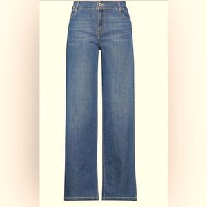 YOOX ​"Please" Jeans Hand Made in Italy Wide Leg Bootcut Premium Denim XS US 1